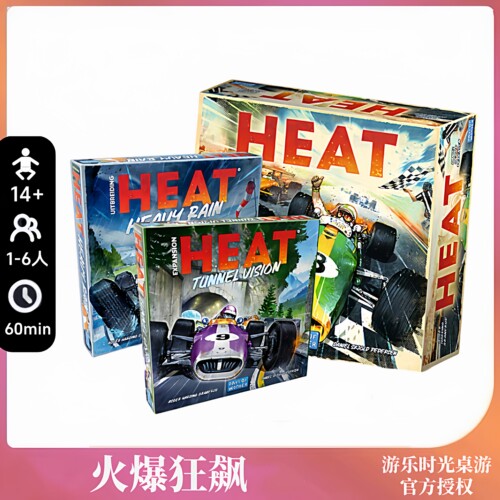 正版好玩的桌游Heat火爆狂飙成人休闲娱乐多人聚会游戏英文版