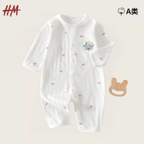 清仓婴儿夏季薄款纯棉空调哈衣
