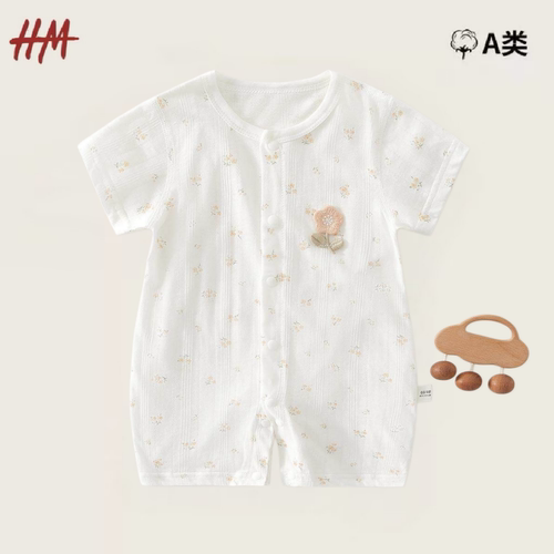 清仓夏季薄款婴儿空调短袖睡衣