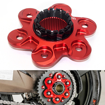 适用杜卡迪939 SuperSport 鸰速950 改装后轮齿轮保护牙盘盖装饰