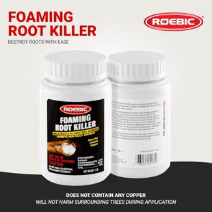 美国直邮 Roebic FRK Foaming Root Killer泡沫根杀剂清理管道1LB