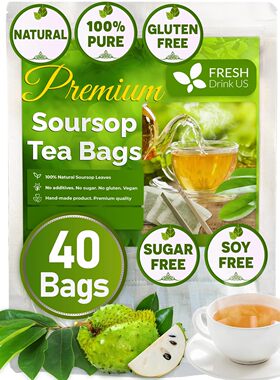 Premium Tea Bag Soursop 40 Bags Premium Soursop Graviola Lea