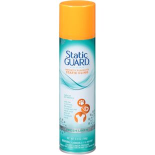 美国直邮 Static Guard Fabric Spray静电防护布喷雾新鲜亚麻香氛