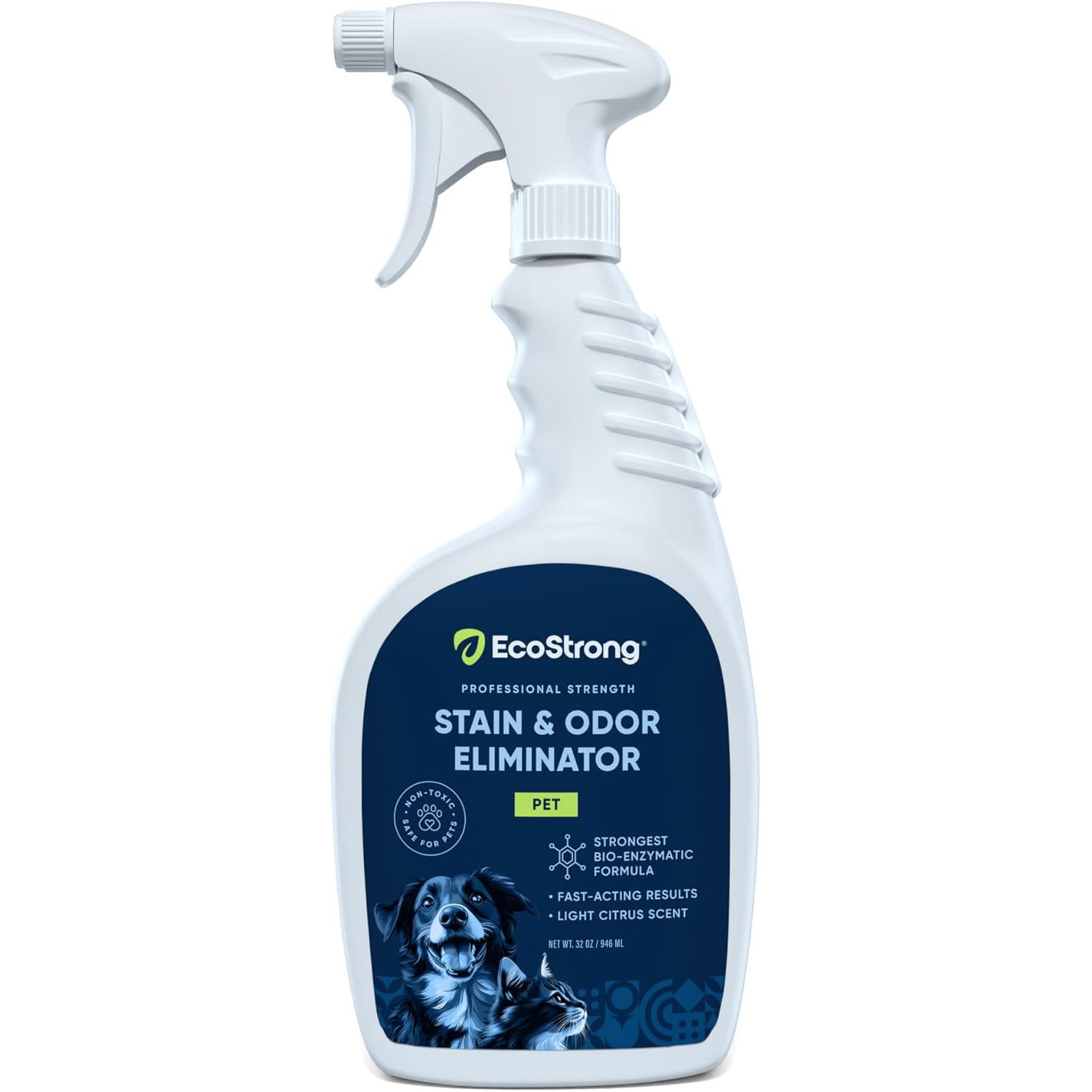 美国直邮 Eco Strong宠物污渍除臭剂猫尿酶清洁剂狗尿消除剂清洁