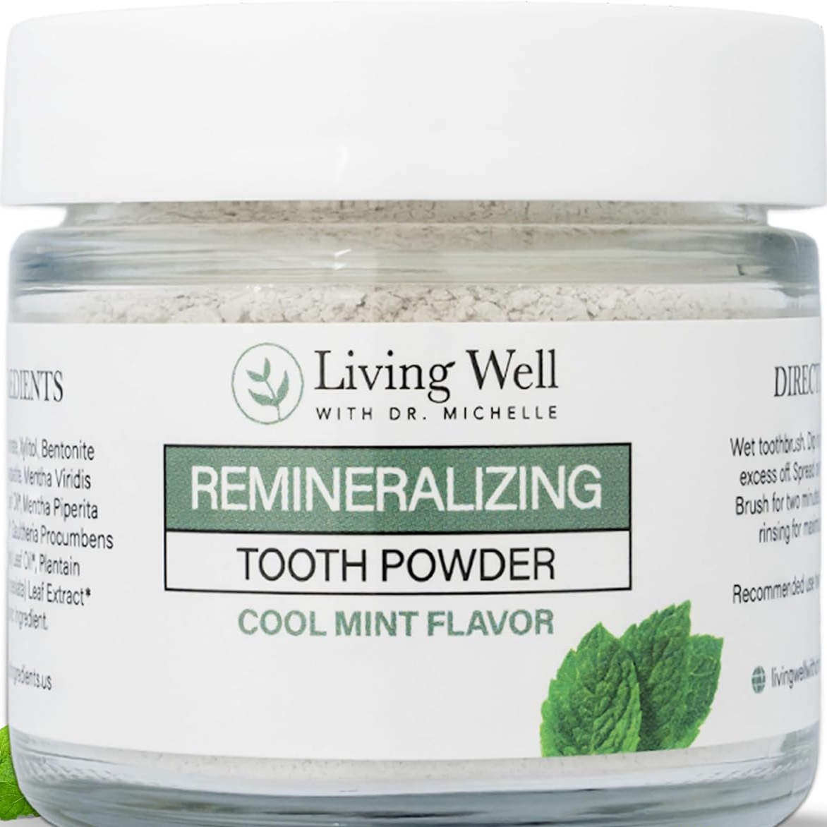 US直邮Living Well with Dr. Michelle Remineralizing再矿化牙粉