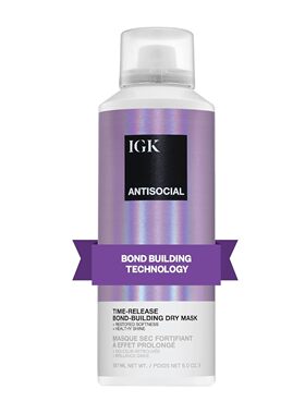 US直邮IGK Antisocial Bond-Building Dry Hair Mask受损头发发膜