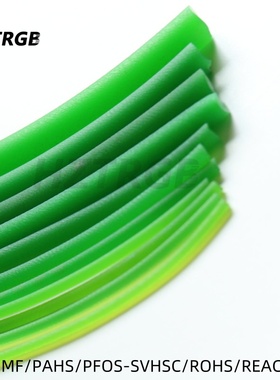 聚氨酯皮带PU圆带圆条传动带粗面带绿色2/3/4/5/6/7/8/9/10/12mm