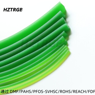 聚氨酯皮带PU圆带圆条传动带粗面带绿色2 12mm