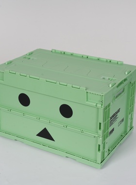 阿楞折叠式50.1L收纳箱浅绿色车载储物箱儿童玩具书本整理箱现货