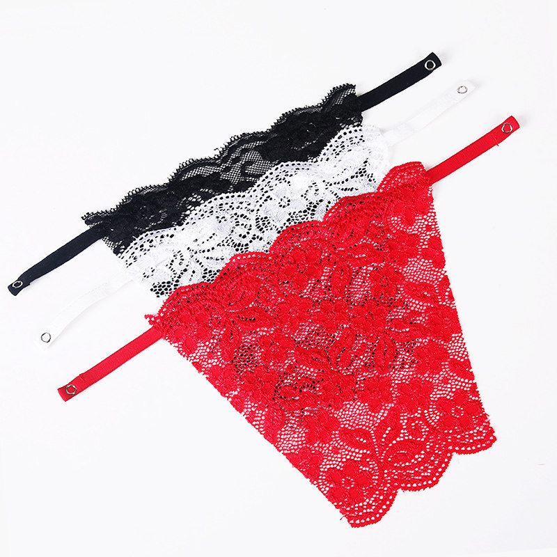 防走光一片式抹胸蕾丝花边遮胸布裹胸胸挡性感透气抹胸布胸片夏季