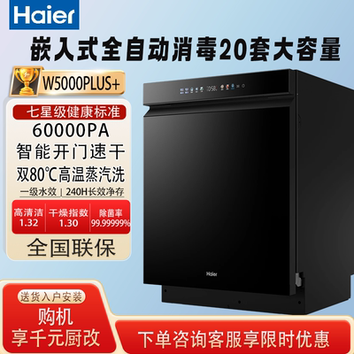 海尔20套双面洗家用嵌入式洗碗机