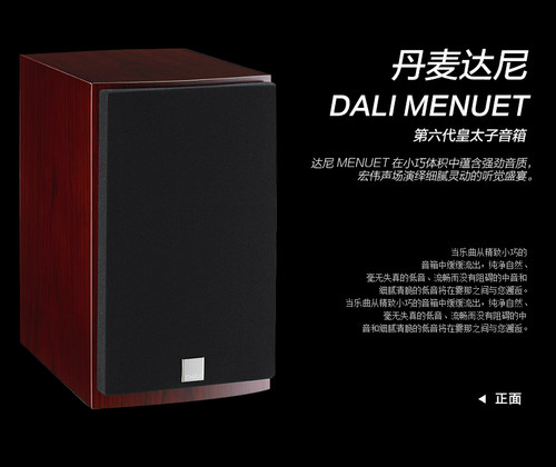 dali/达尼menuet发烧书架音响箱