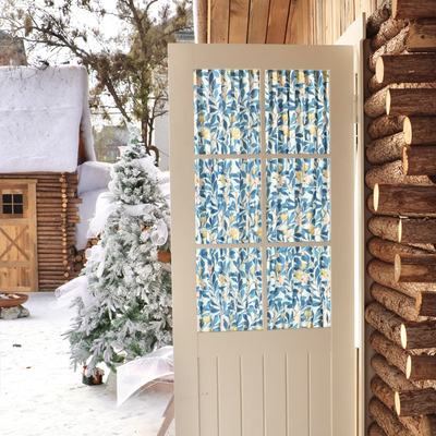 美式绷纱帘魔术贴玻璃门遮挡帘