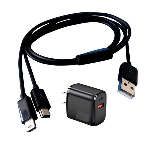 USB-A一拖二三多T型口手机充电线