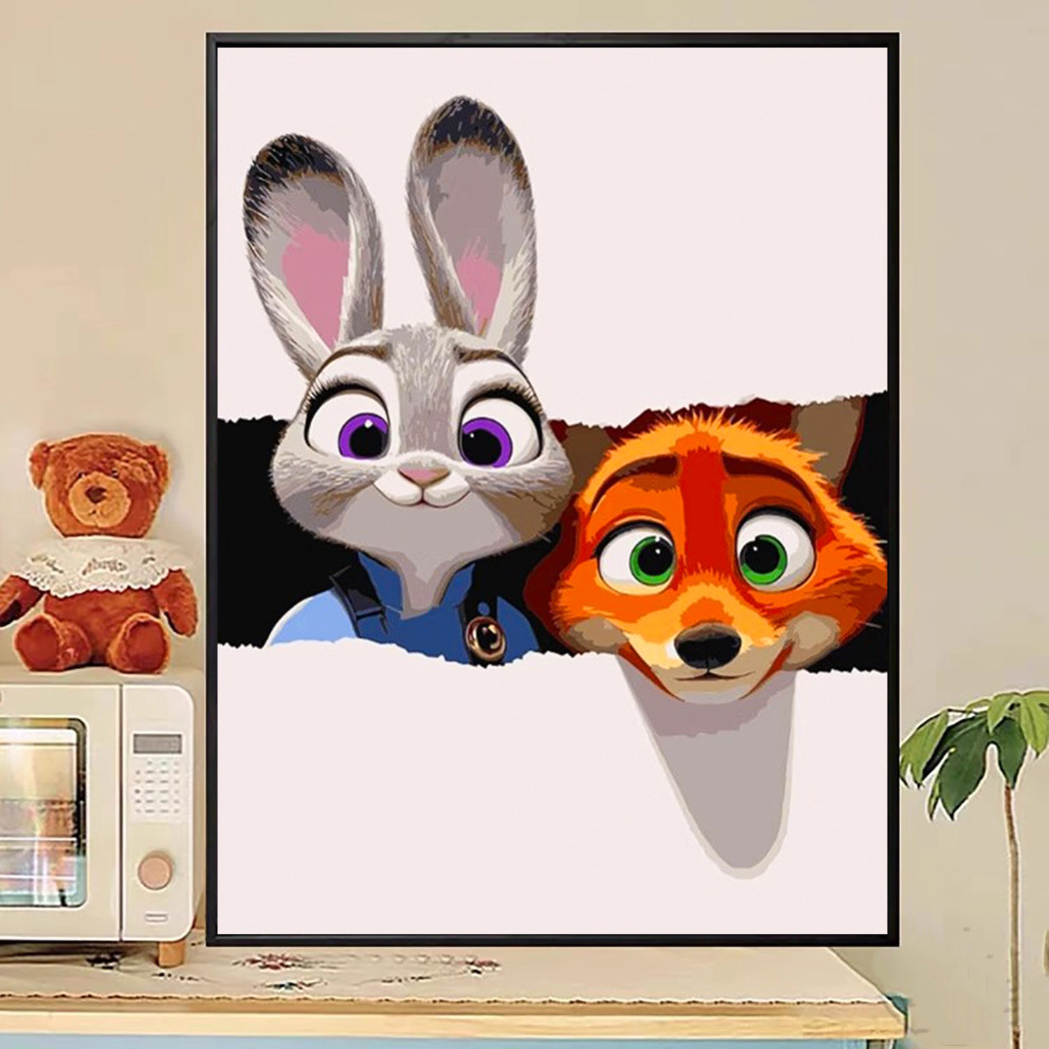 2026新款十字绣线绣满绣卡通疯狂动物城自己绣diy自制刺绣钻石画