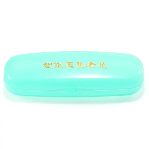眼镜盒老花镜彩色PVC小框透明收纳盒光学镜库存