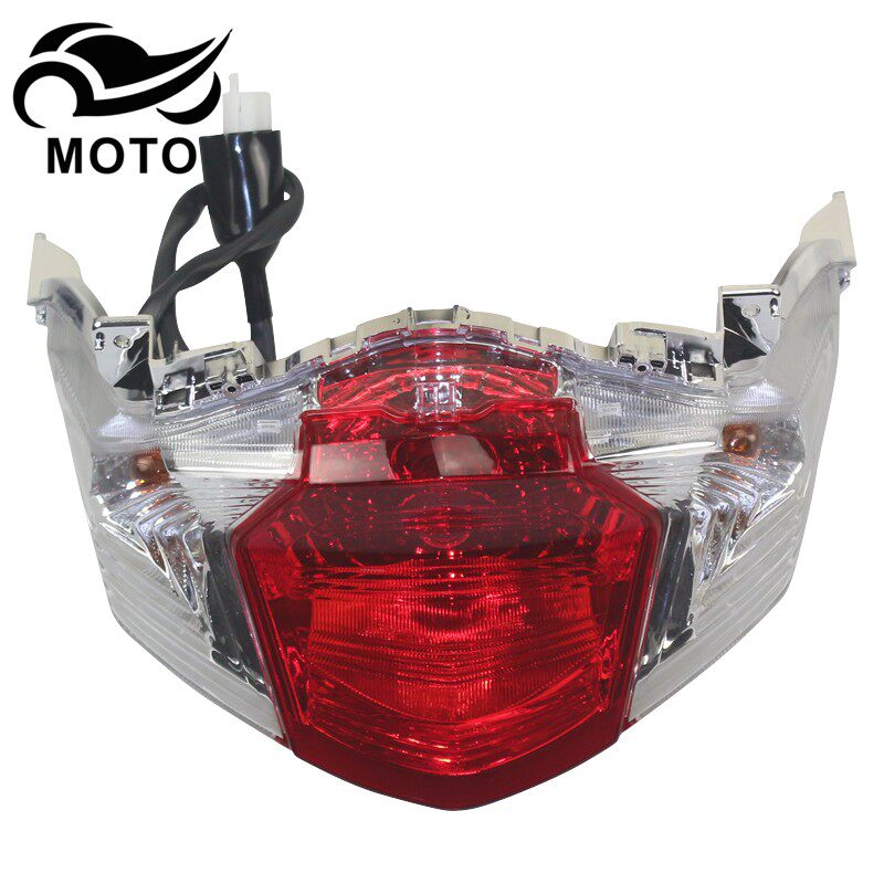 适用豪爵国四电喷新红宝UM125T-E摩托车后转向灯后刹车灯尾灯总成