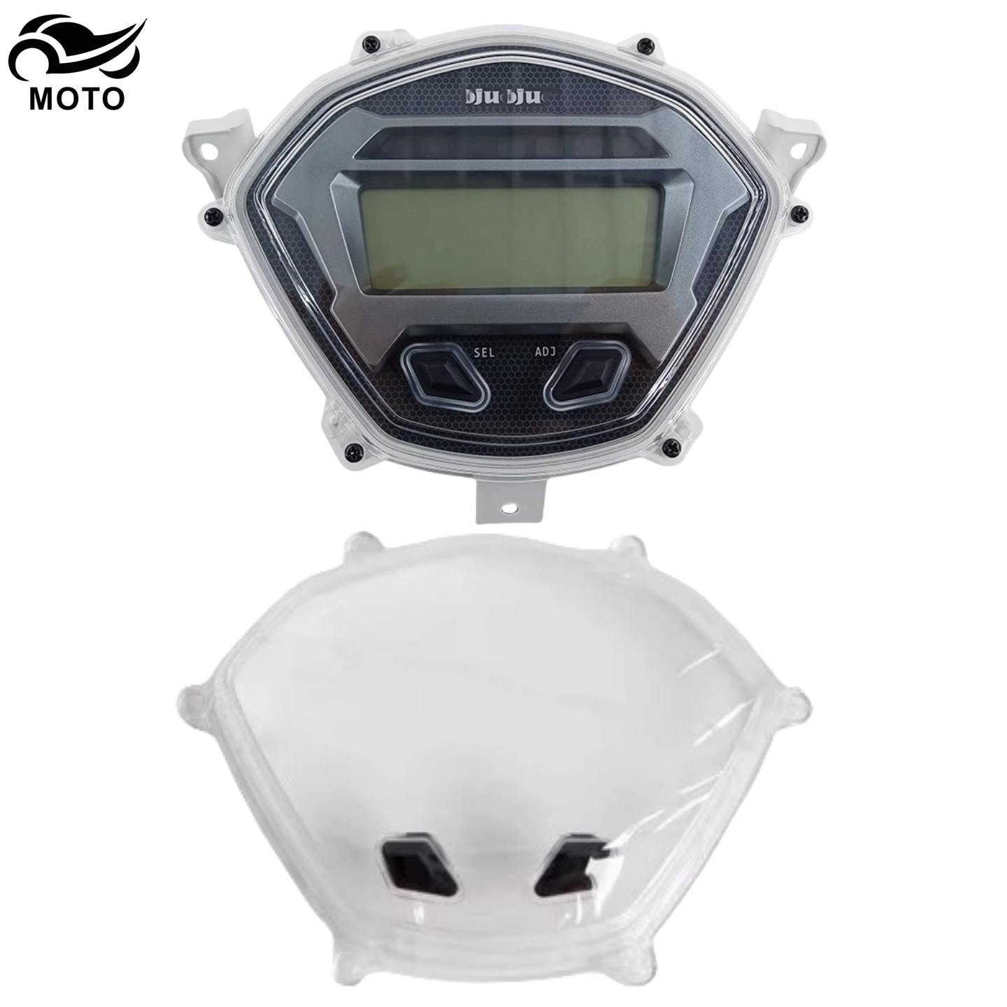 适用豪爵虎鲨VX125原装仪表总成HJ125T-52仪表面壳仪表罩透镜玻璃