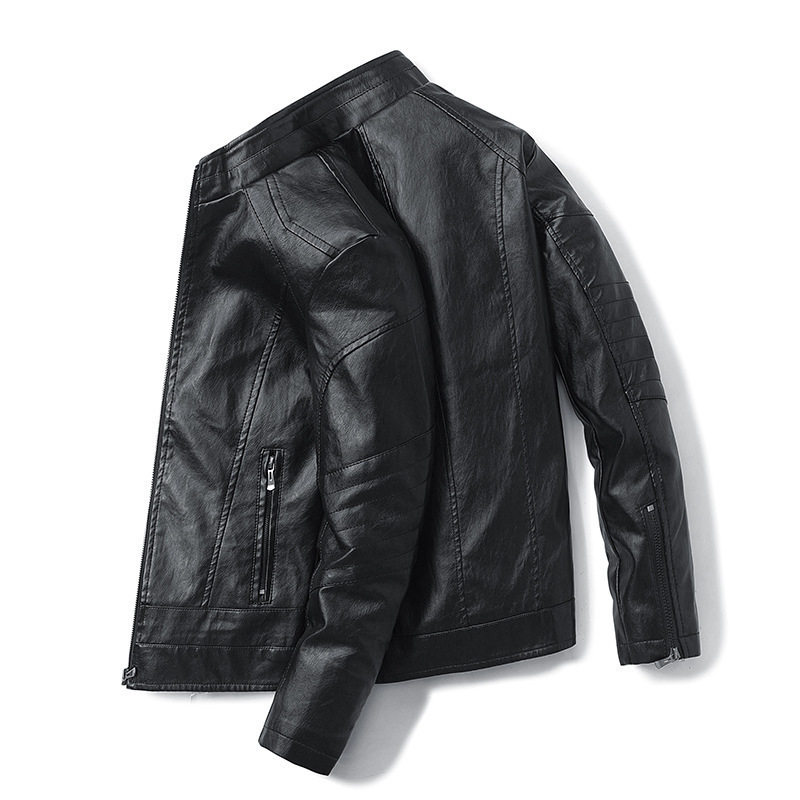男士皮衣外套春秋季2025年新款休闲机车韩版潮流修身真皮皮夹克男