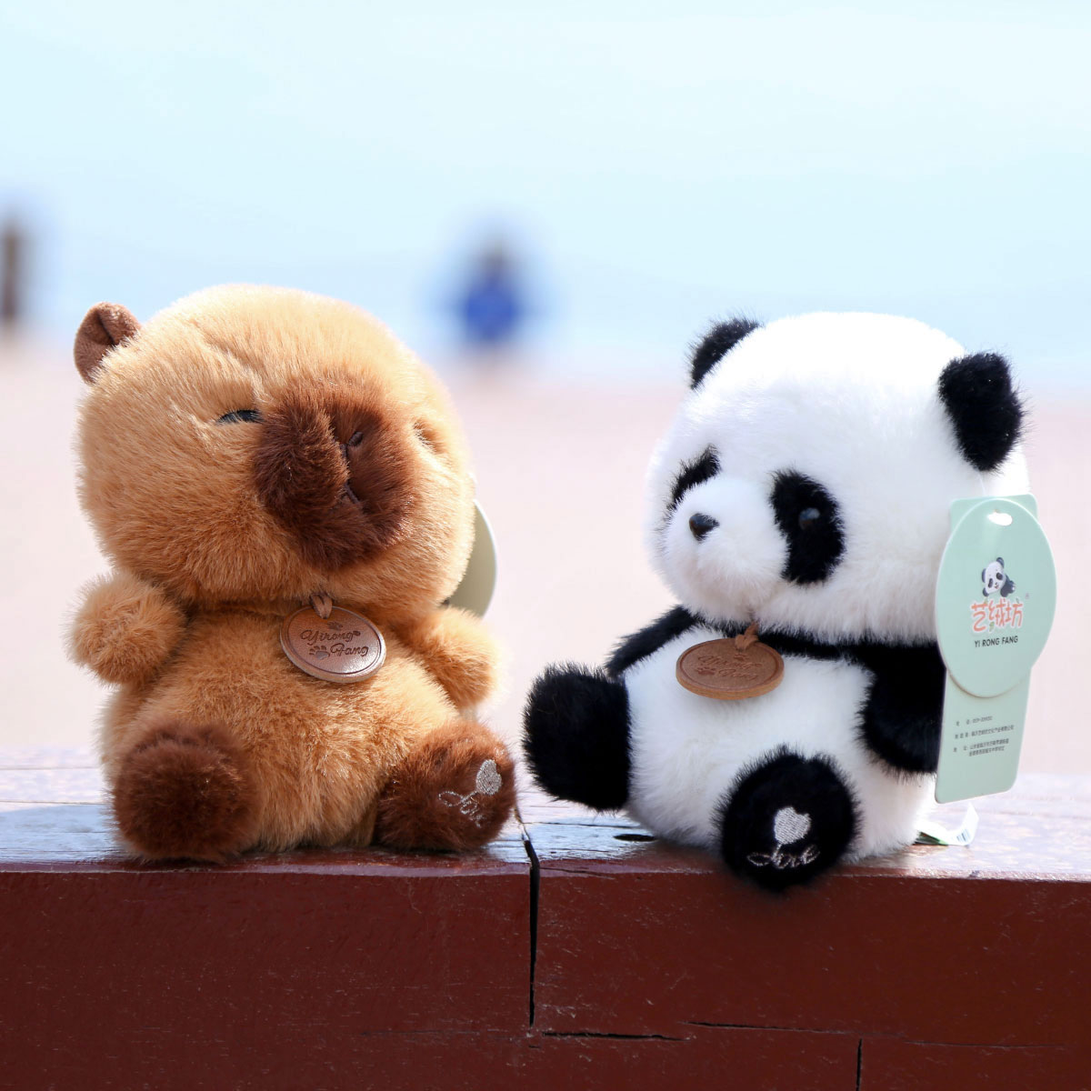 艺绒坊掌中宝玩偶香墩墩乐园可爱动物摆件毛绒玩具送生日礼物代发