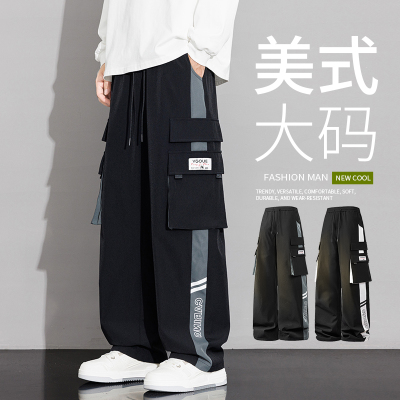 美式大码工装休闲长裤学生青少年