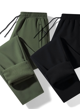 Men WinterWarm fleece Pants windproof Waterproof Trousers5XL