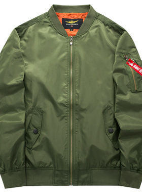 Bomber Jacket Pilot Outerwear Men Army Green Flight Coat 8XL