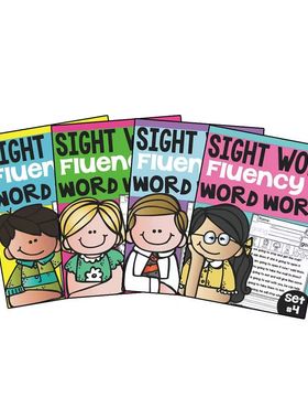 《Sight Word Fluency & Word Work》高频词流利度与词汇练习册
