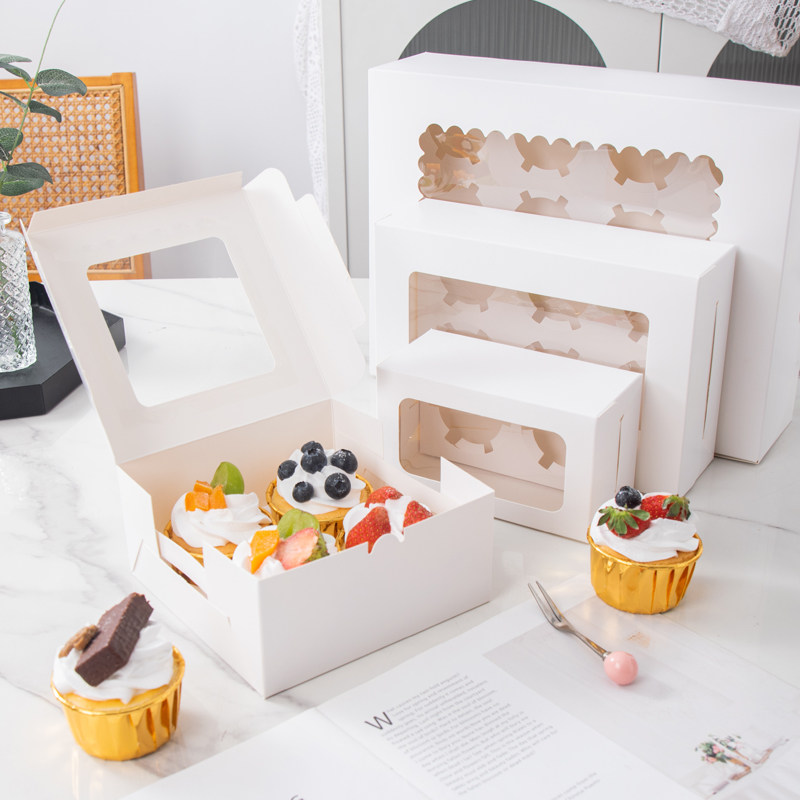 纸杯蛋糕包装盒子2/4/6/8/9/12粒马芬杯子蛋挞透明开窗烘焙打包盒,厨房/烹饪用具,点心包装盒/包装袋,淘宝优惠券,粉丝福利购,淘宝优惠卷