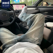 潮牌ins拖地阔腿裤 胖胖哥美式 直筒宽松裤 子大码 高街牛仔裤 男春季