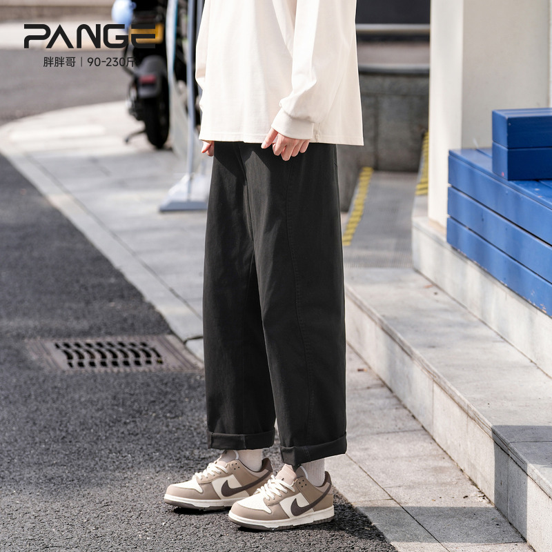 胖胖哥重磅315g水洗棉休闲裤男款