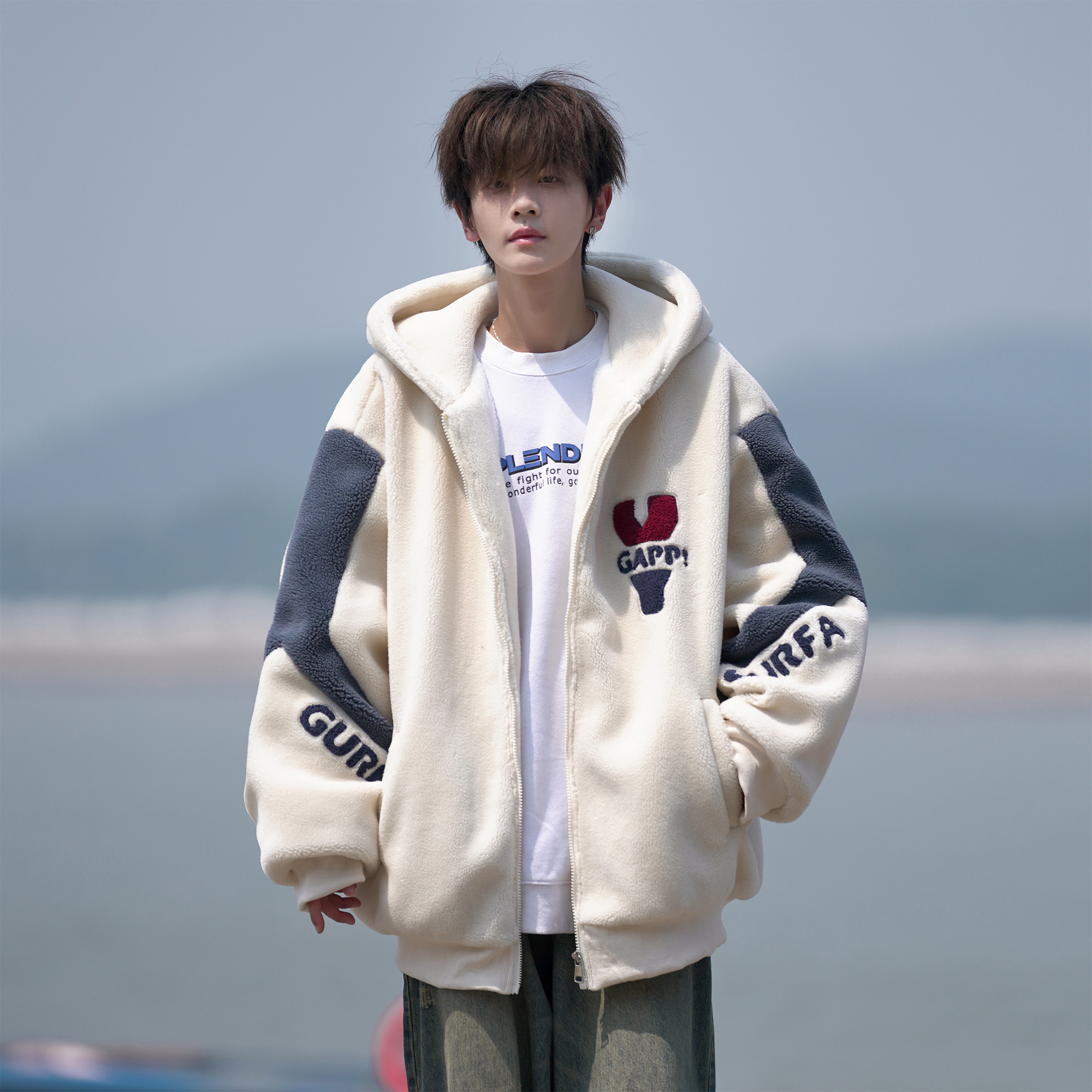 胖胖哥加厚冬季保暖加绒大码棉服