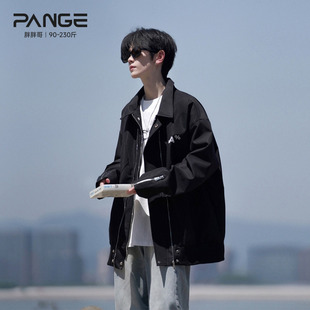 翻领飞行员夹克男士秋冬季2025新款大码宽松休闲男生美式高街外套