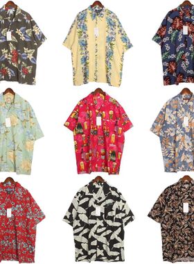 短袖衬衫vintage夏威夷街头宽松