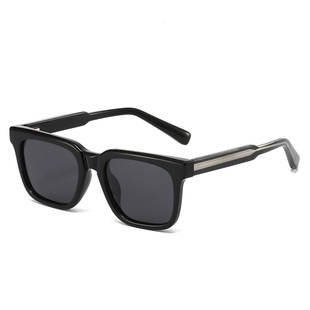 大框偏光墨镜男女 丙酸插针眼镜开车户外简约方形时尚 2025韩版 新款