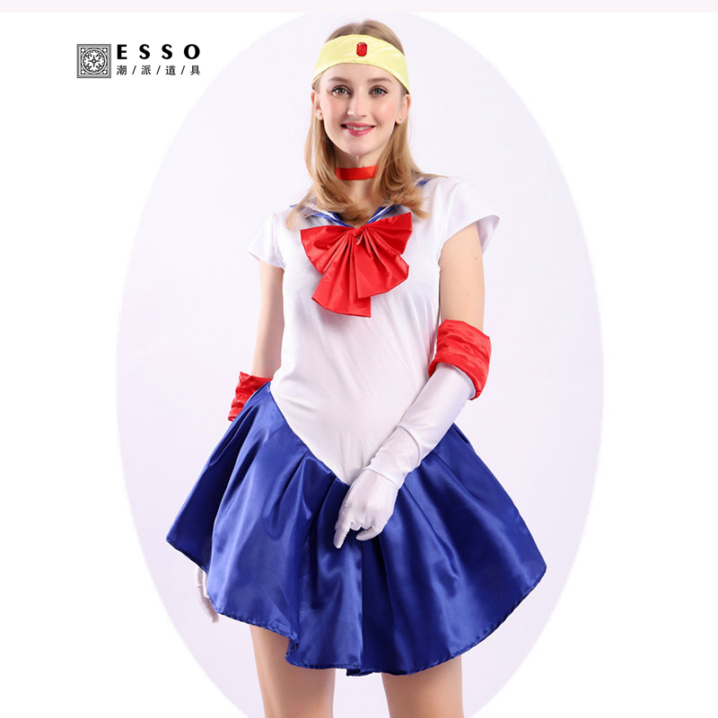 美少女战士cosplay衣服月野兔水手服连衣裙动漫Sailor Moon水冰月