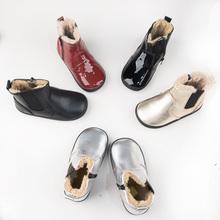 现货正品澳洲old soles儿童真皮毛靴棉靴男女儿童及踝靴秋冬单靴