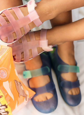 美国采购现货西班牙制造Igor儿童罗马男女童果冻鞋凉鞋 童鞋