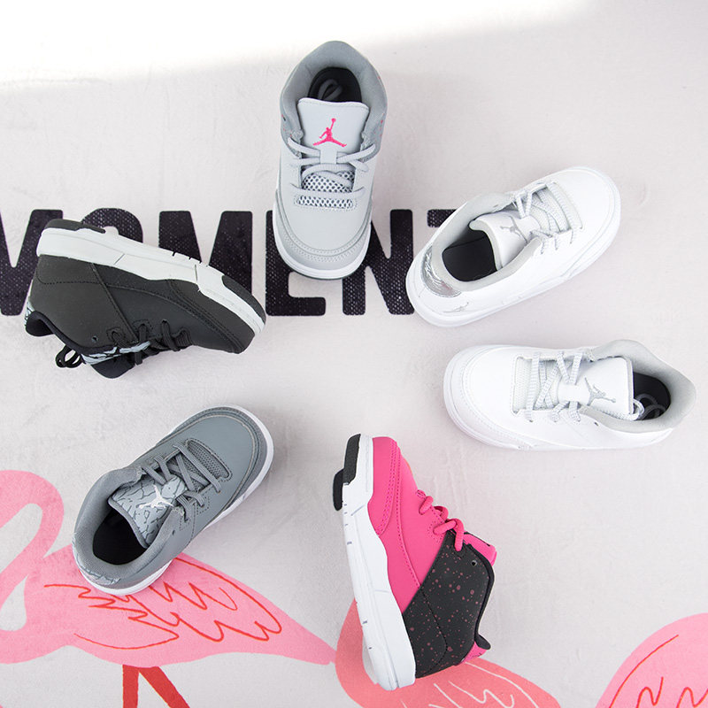 清仓美国正品现货乔丹童鞋Jordan flight origin3女童男童运动鞋