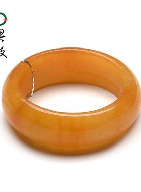 X26549果敢翡翠 18.1红翡翡翠戒指玉指环缅甸A货玉石戒指