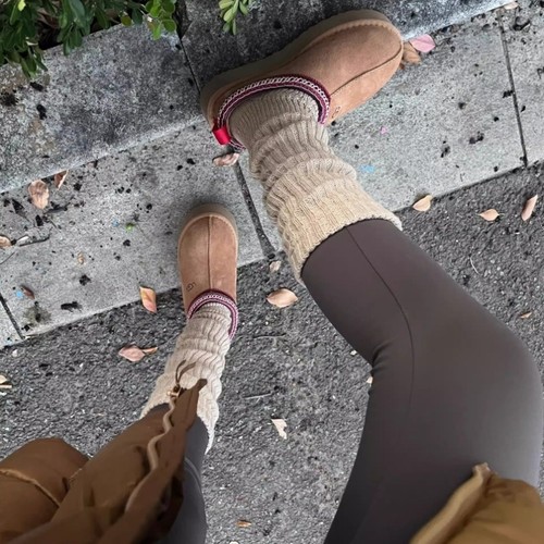 踩脚袜套女秋冬季针织配雪地靴堆堆袜y2k腿套瑜伽裤保暖长筒袜子