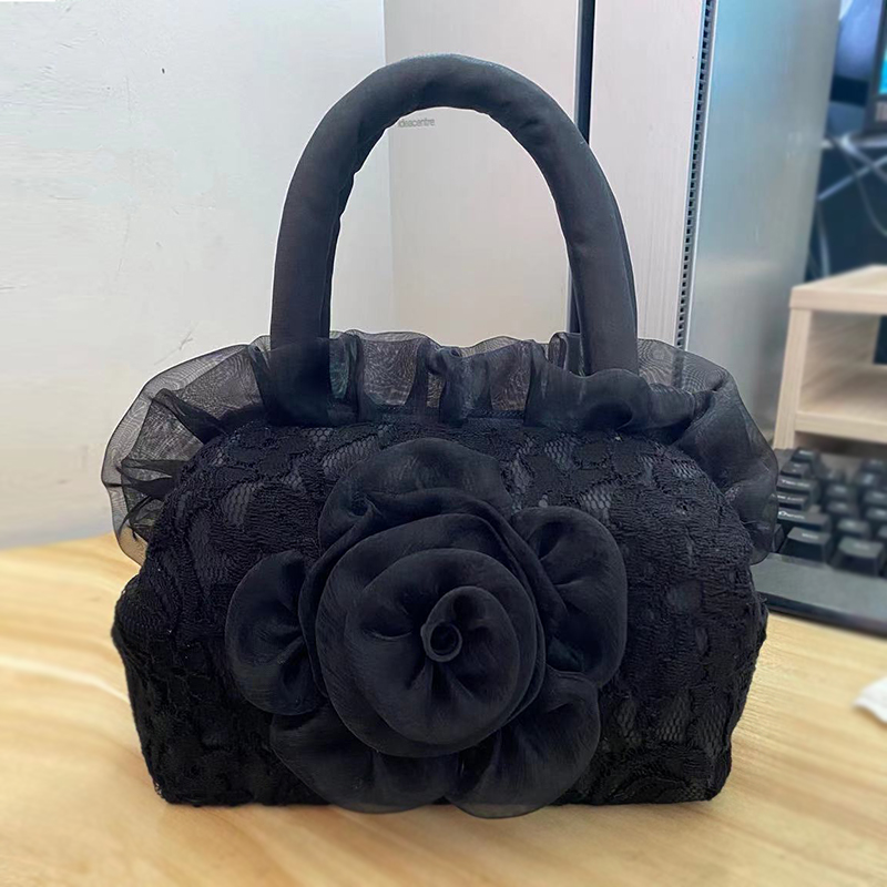 精致蕾丝手提小包包手机钥匙包