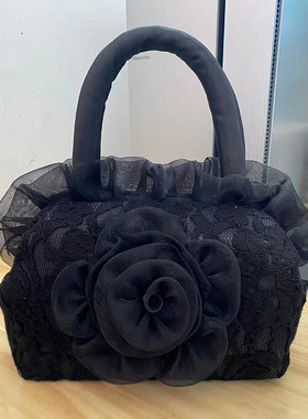精致蕾丝手提小包包手机钥匙包
