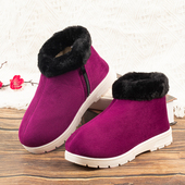 保暖鞋 传统老棉鞋 加绒加厚太空软底防滑厨房可穿防水防滑男女冬季