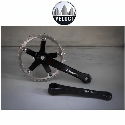 台湾 VELOCI ROLLCii13BCD130 公路车瓜车钢架自行车铝合金曲柄组