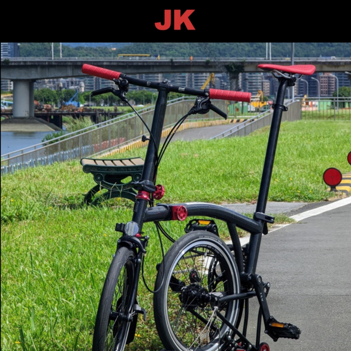台湾Joseph Kuosac小布改装 碳把手碳纤维平把小燕把人体工学把手