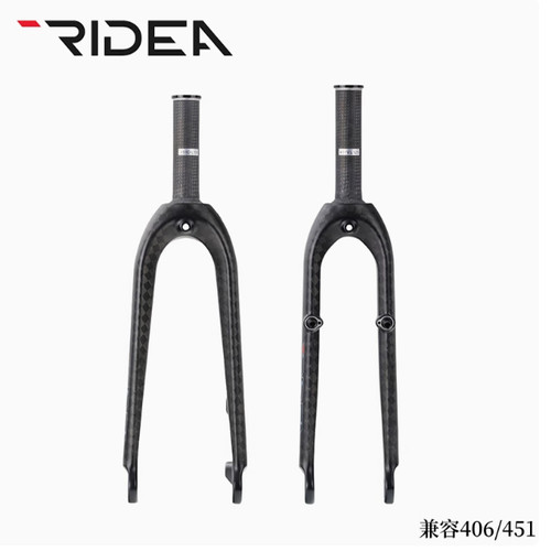台湾RIDEA瑞宜达 大行折叠自行车碳纤维前叉V刹碟刹20寸406 451 - 封面