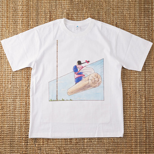 非胶印 动漫七龙珠加林塔小悟空杀手桃白白印花周边短袖T恤男女棉