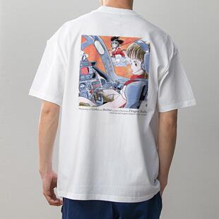 数码直喷 DRAGON BALL 悟空布玛Sun WuKong动漫龙珠短袖T恤男女