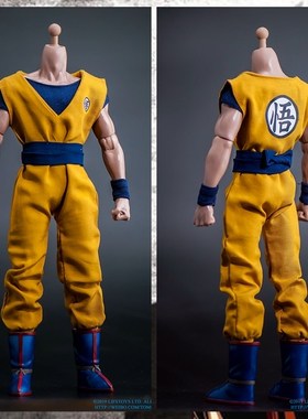 六道工坊LIFS22CL07 1/6 动漫兵人 服装 七龙珠 孙悟空 武道服